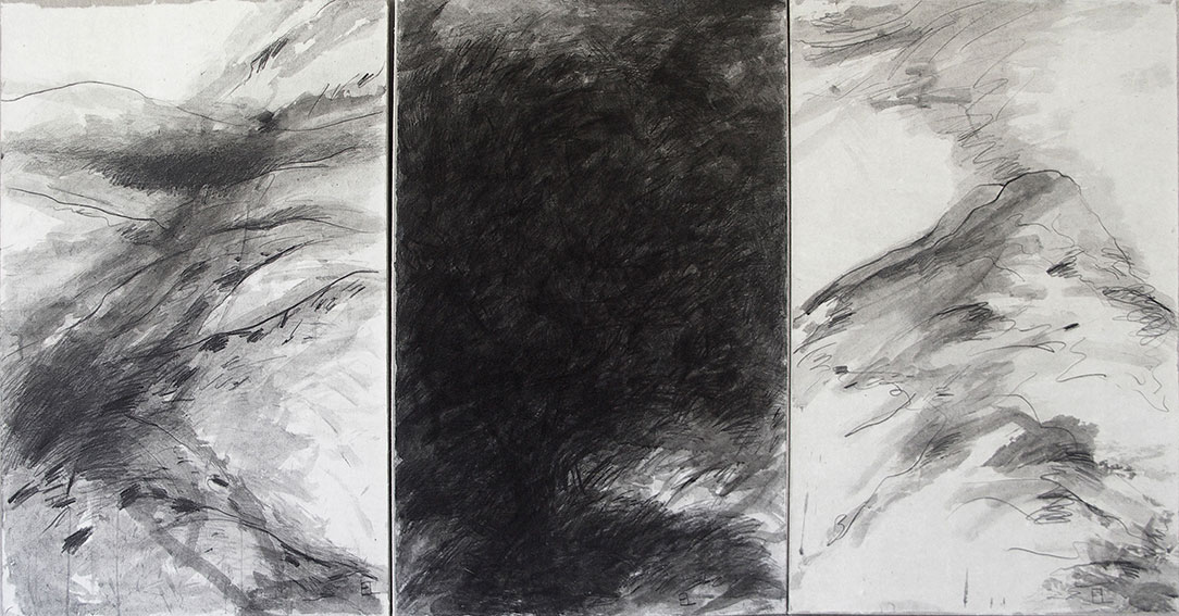 triptyque arbre-montagnes