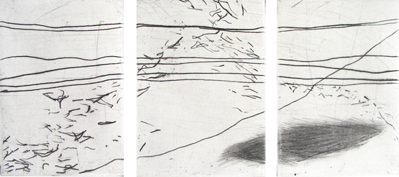 triptyque lignes